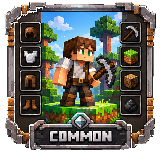 Common voxel adventurer